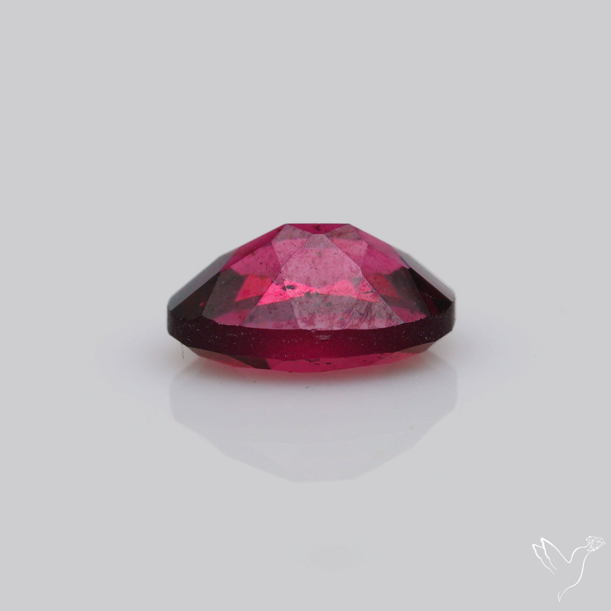 Gem Rhodolite Garnet Faceted