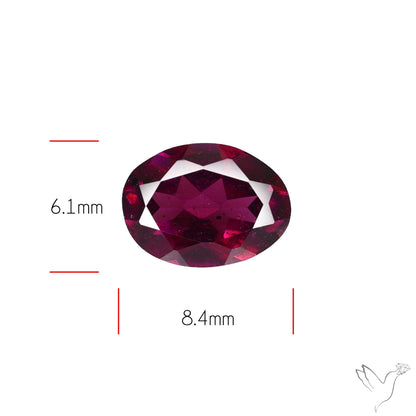 Gem Rhodolite Garnet Faceted