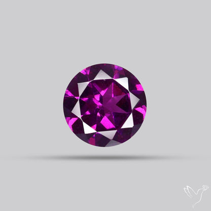 Gem Rhodolite Garnet Faceted