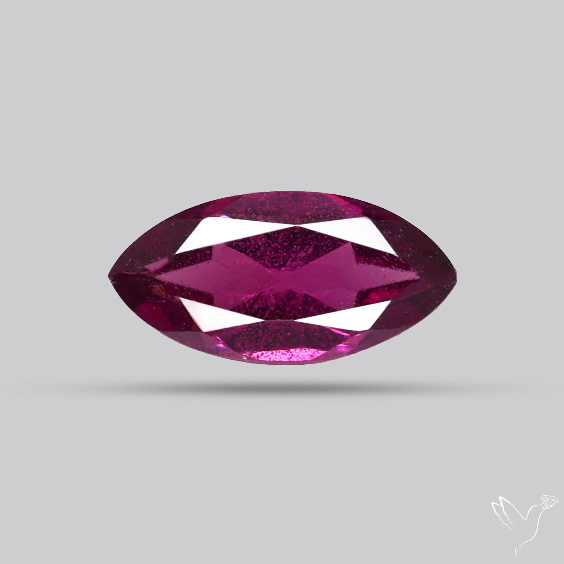 Gem Rhodolite Garnet Faceted