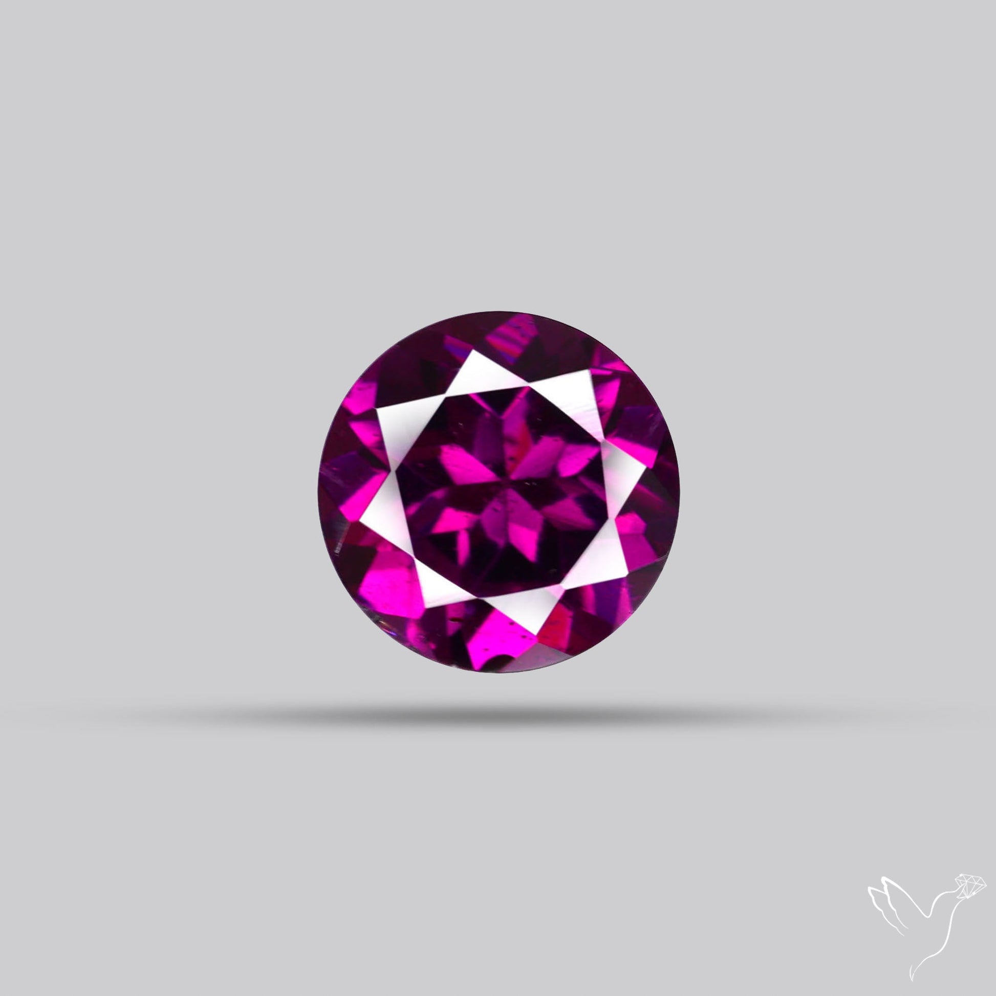 Gem Rhodolite Garnet Faceted