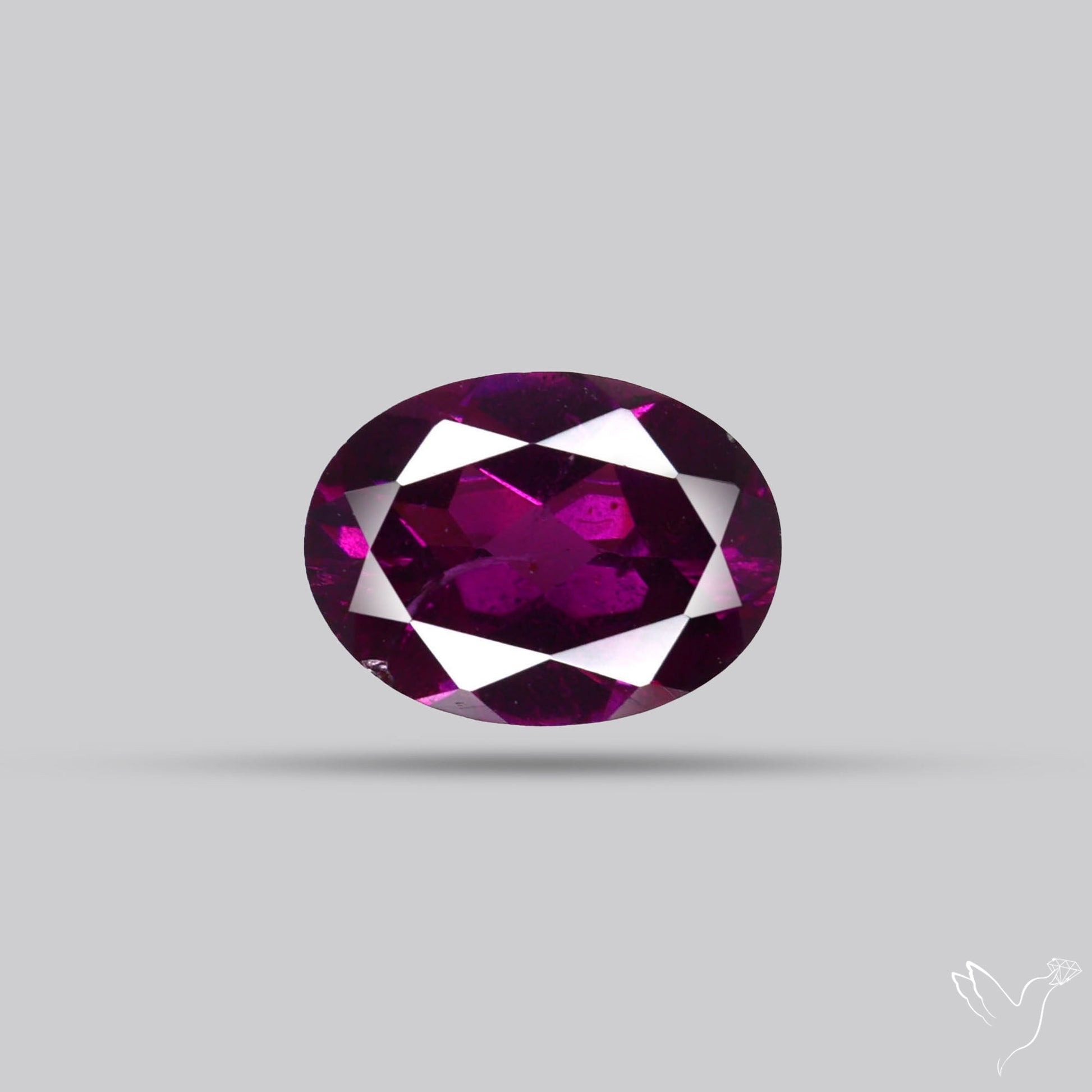 Gem Rhodolite Garnet Faceted