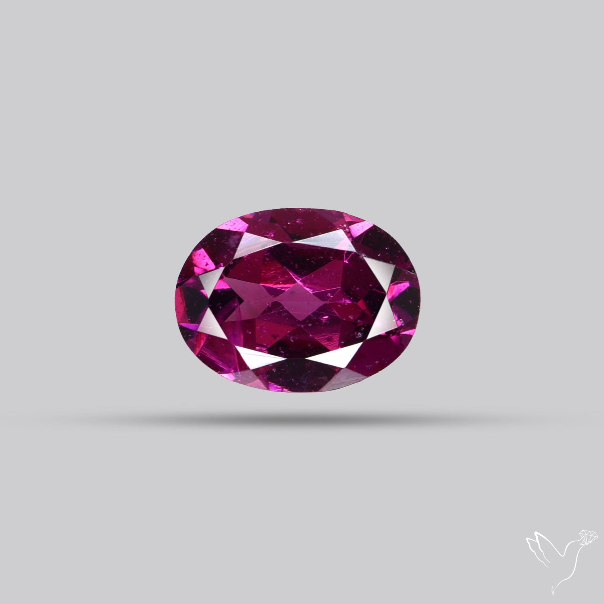 Gem Rhodolite Garnet Faceted