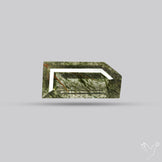Green Rutilated Quartz Faceted