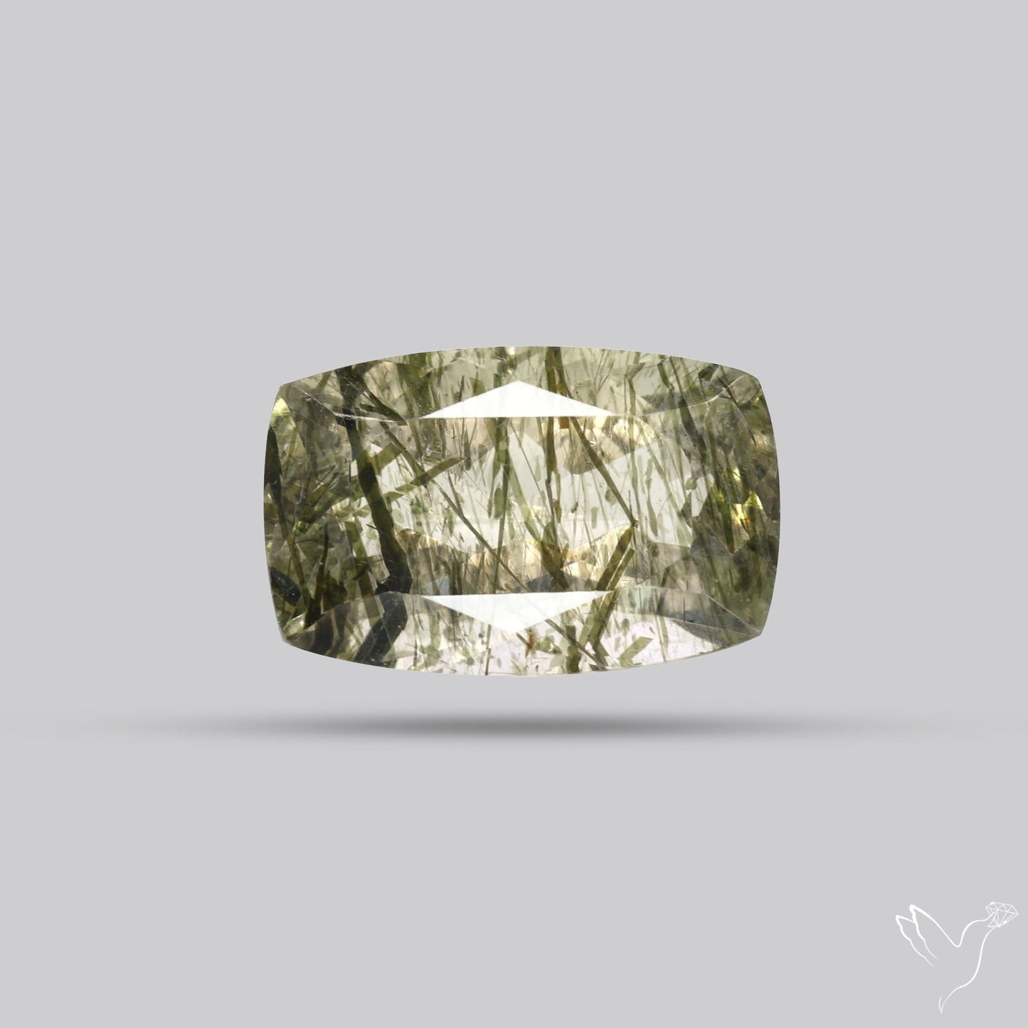 Green Rutilated Quartz Faceted