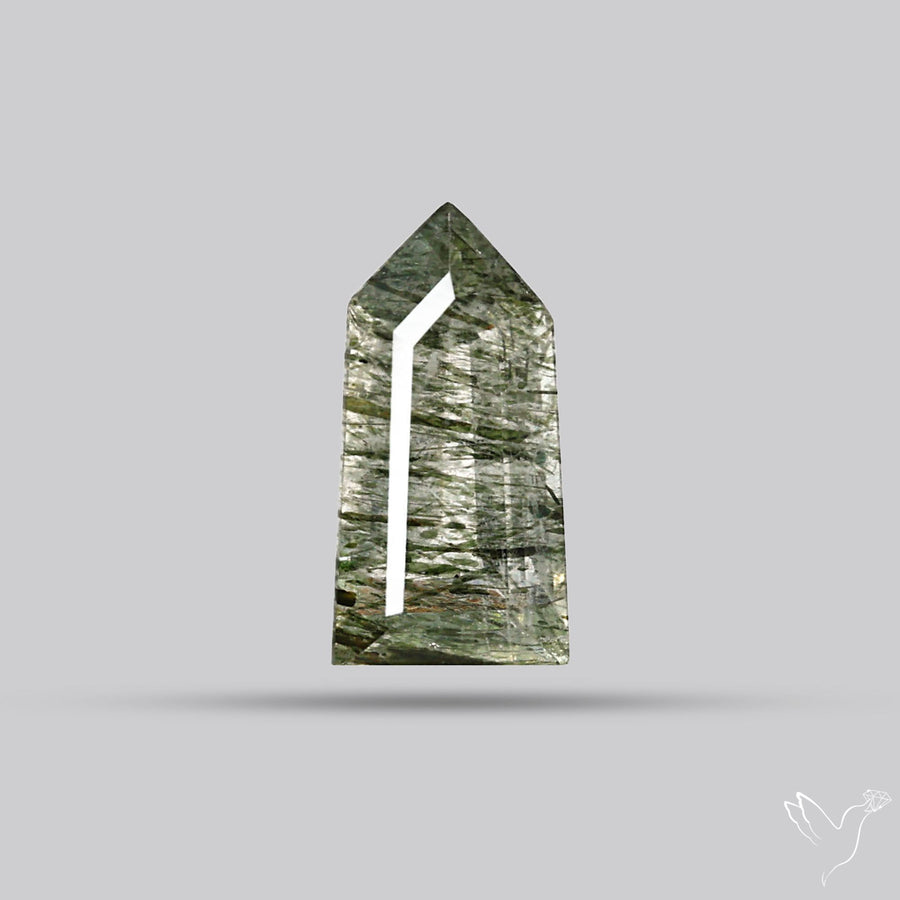 Green Rutilated Quartz Faceted