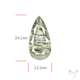 Green Rutilated Quartz Faceted