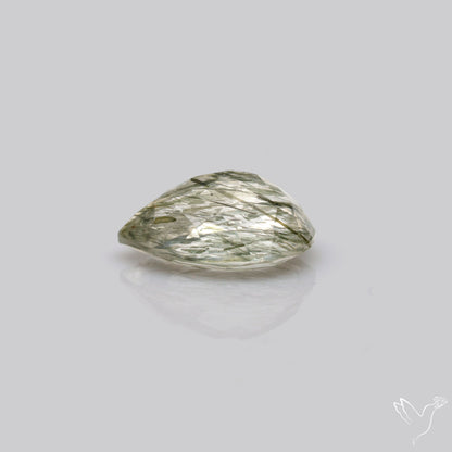 Green Rutilated Quartz Faceted