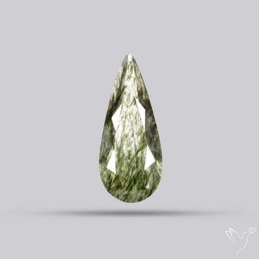 Green Rutilated Quartz Faceted
