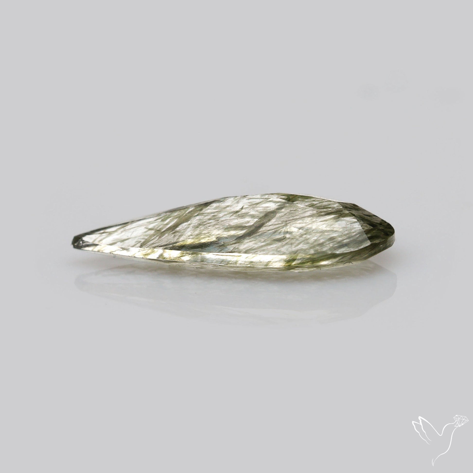 Green Rutilated Quartz Faceted