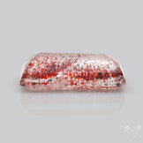 Lepidocrocite In Quartz Faceted Fine Gemstone