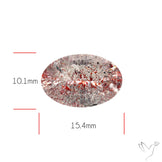 Lepidocrocite In Quartz Concave Cut