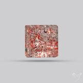 Lepidocrocite In Quartz Faceted Fine Gemstone