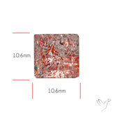 Lepidocrocite In Quartz Faceted Fine Gemstone