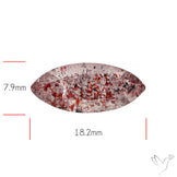 Lepidocrocite In Quartz Concave Cut