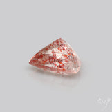 Lepidocrocite In Quartz Faceted Fine Gemstone