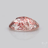 Lepidocrocite In Quartz Faceted Fine Gemstone