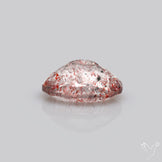 Lepidocrocite In Quartz Faceted Fine Gemstone