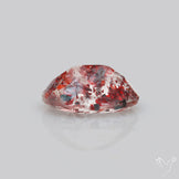 Lepidocrocite In Quartz Faceted Fine Gemstone