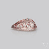 Lepidocrocite In Quartz Faceted Fine Gemstone