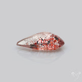 Lepidocrocite In Quartz Faceted Fine Gemstone