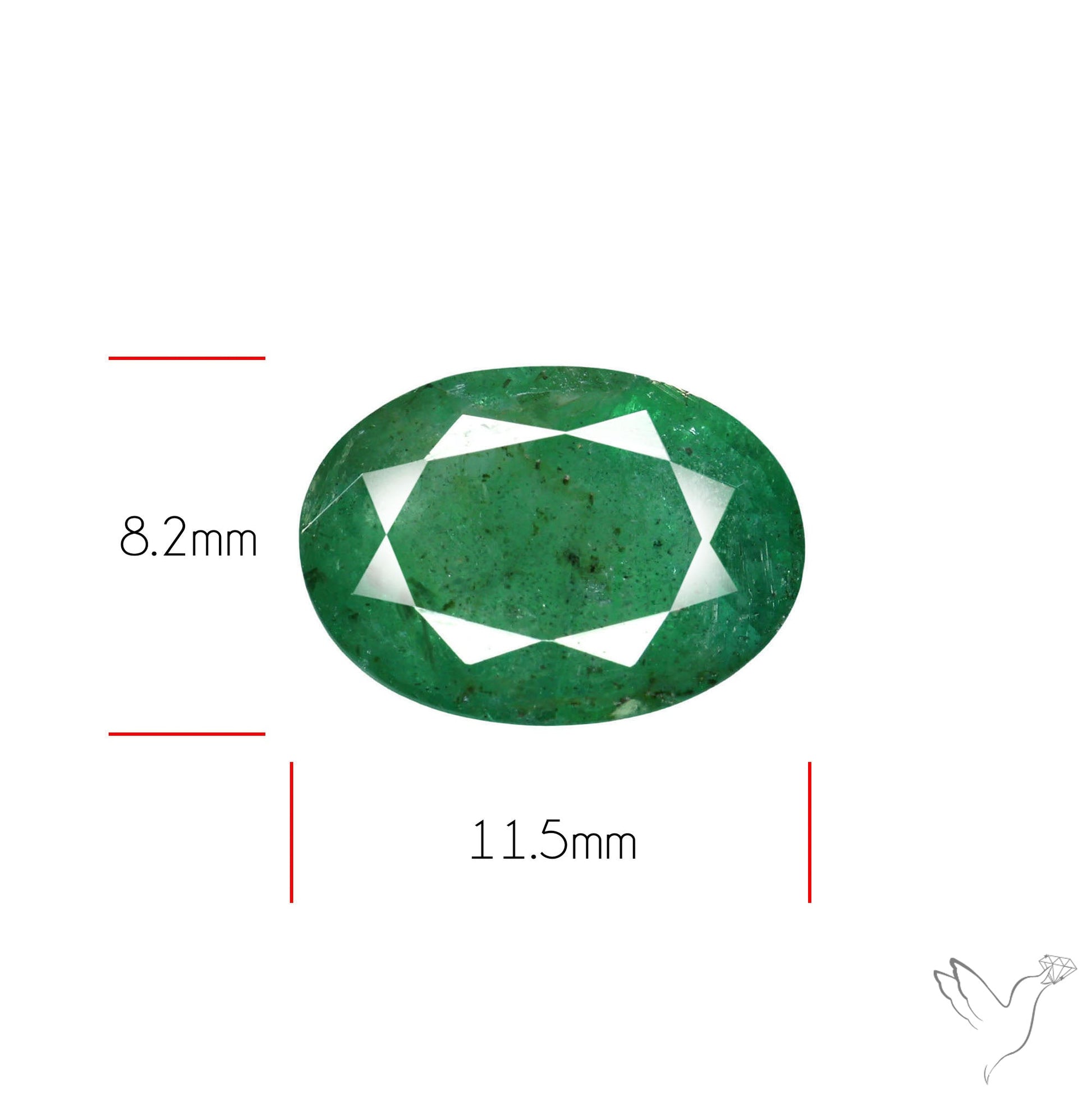 Faceted Zambian Emerald