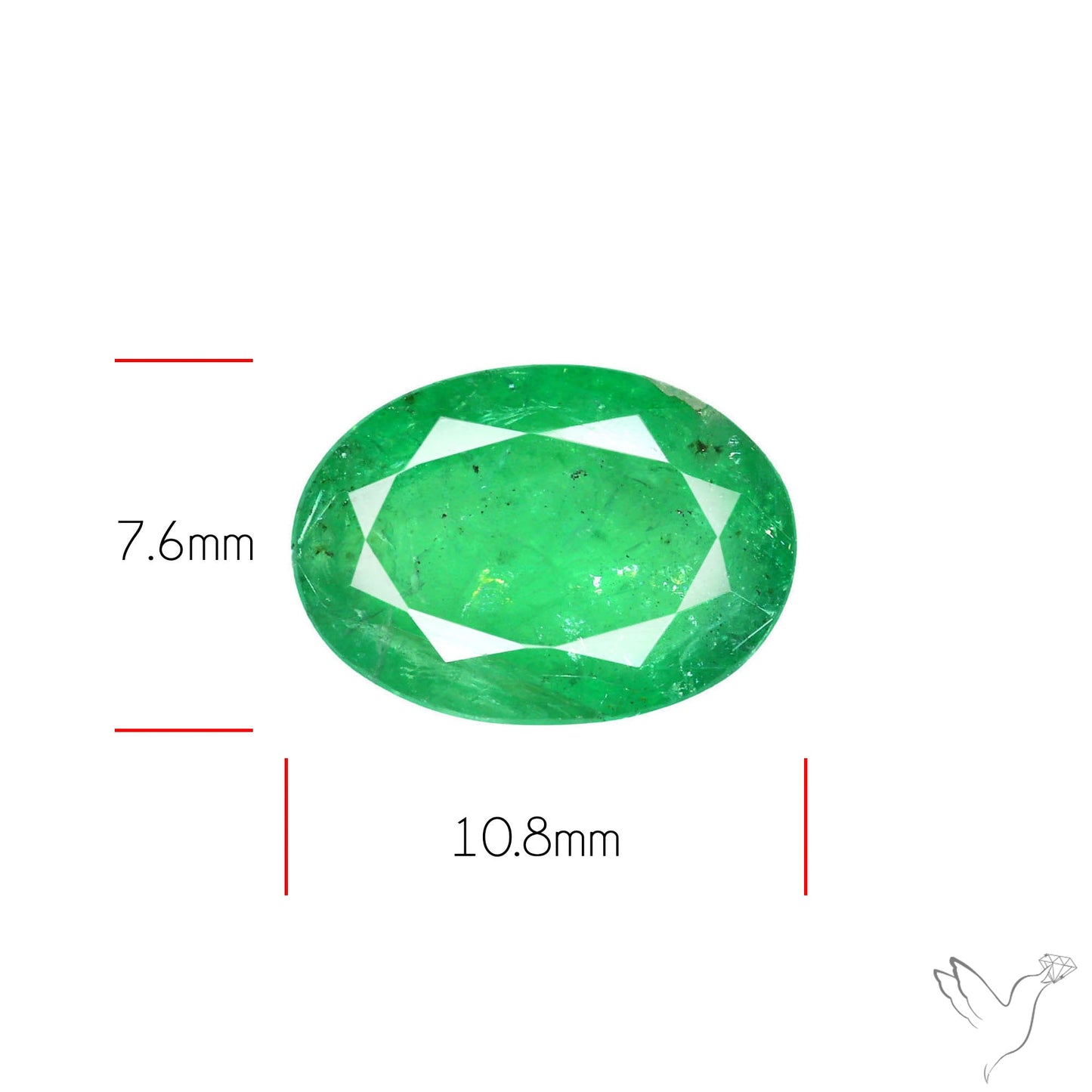 Faceted Zambian Emerald