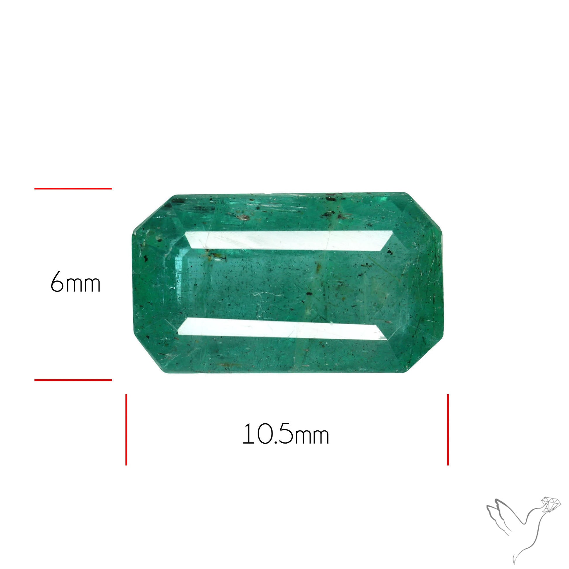 Faceted Zambian Emerald