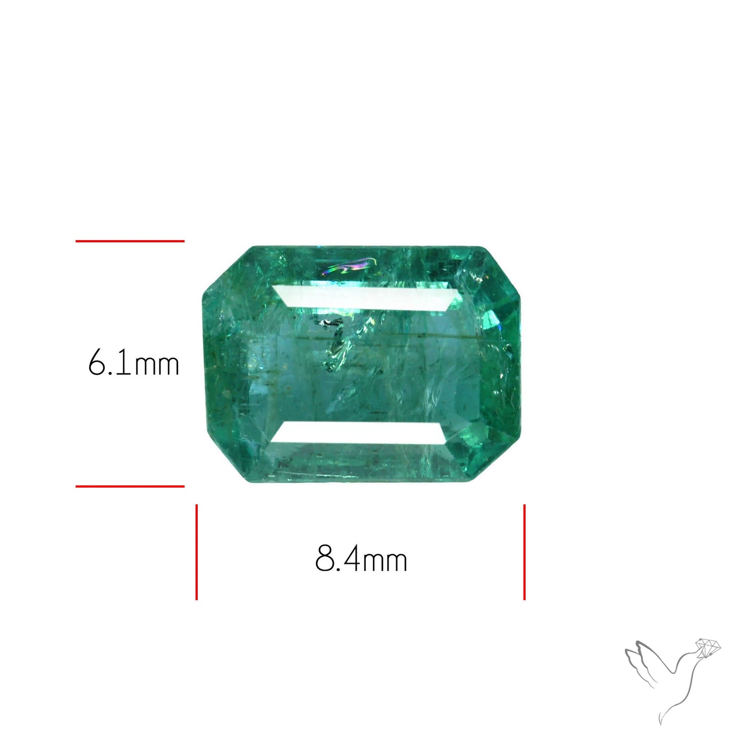 Faceted Zambian Emerald