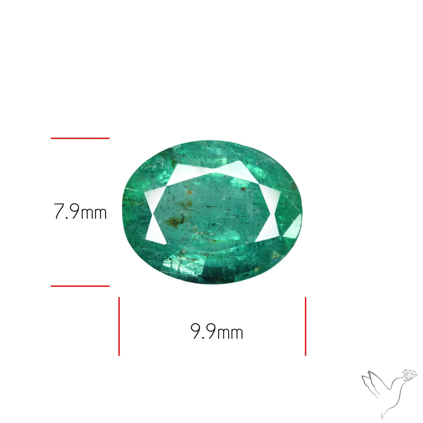 Faceted Zambian Emerald