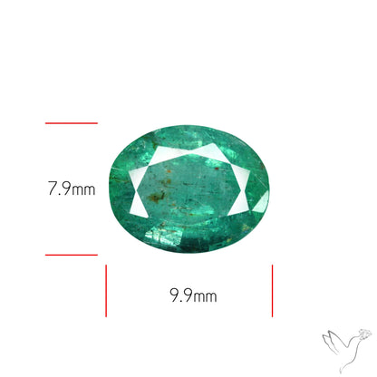 Faceted Zambian Emerald