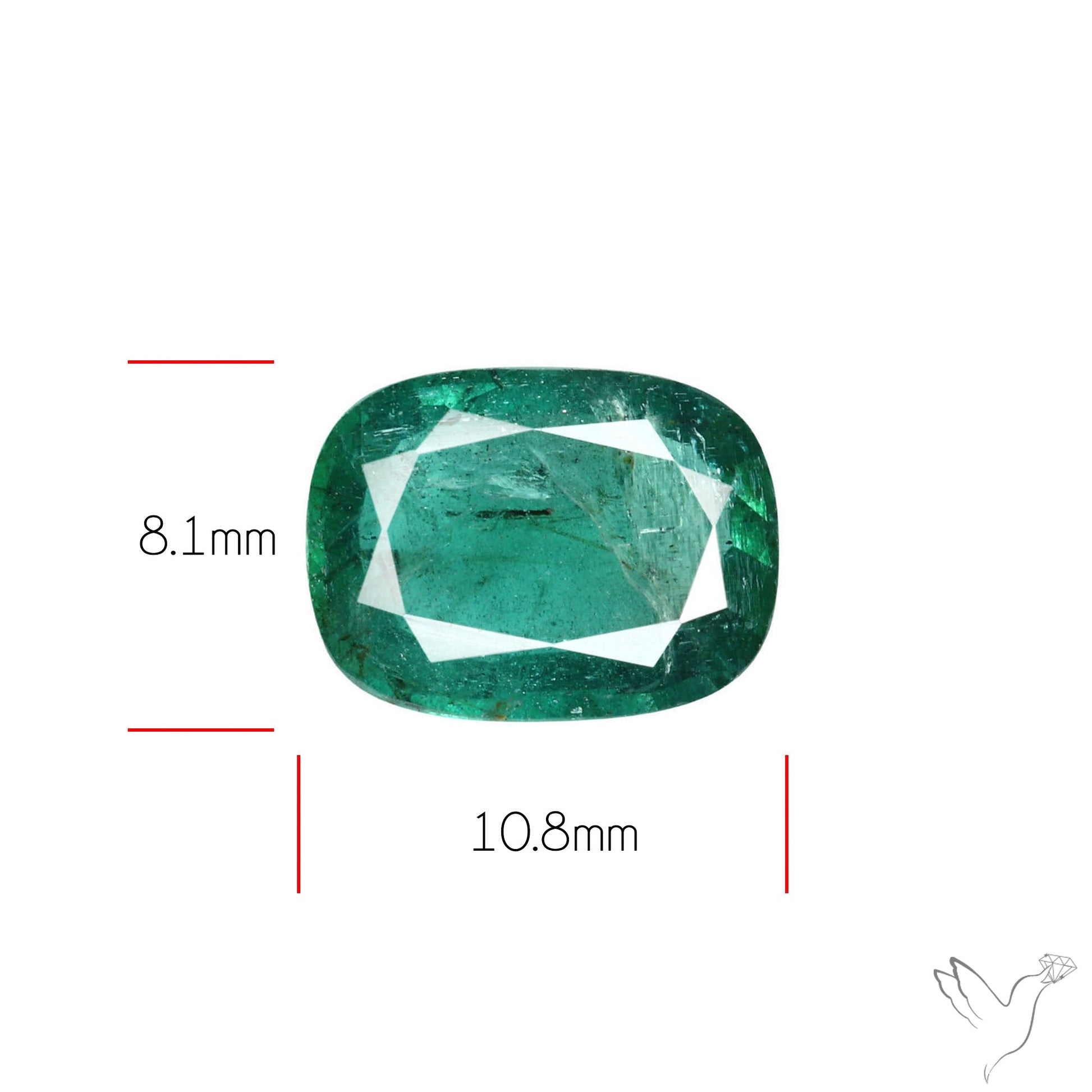 Faceted Zambian Emerald
