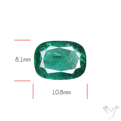 Faceted Zambian Emerald