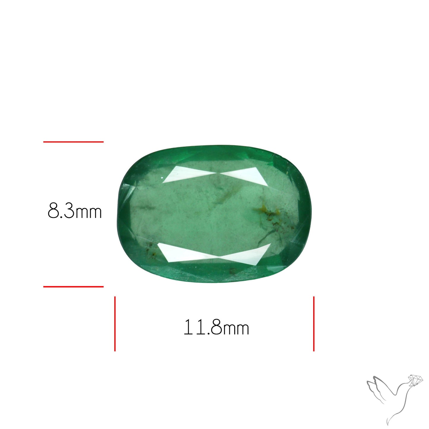 Faceted Zambian Emerald