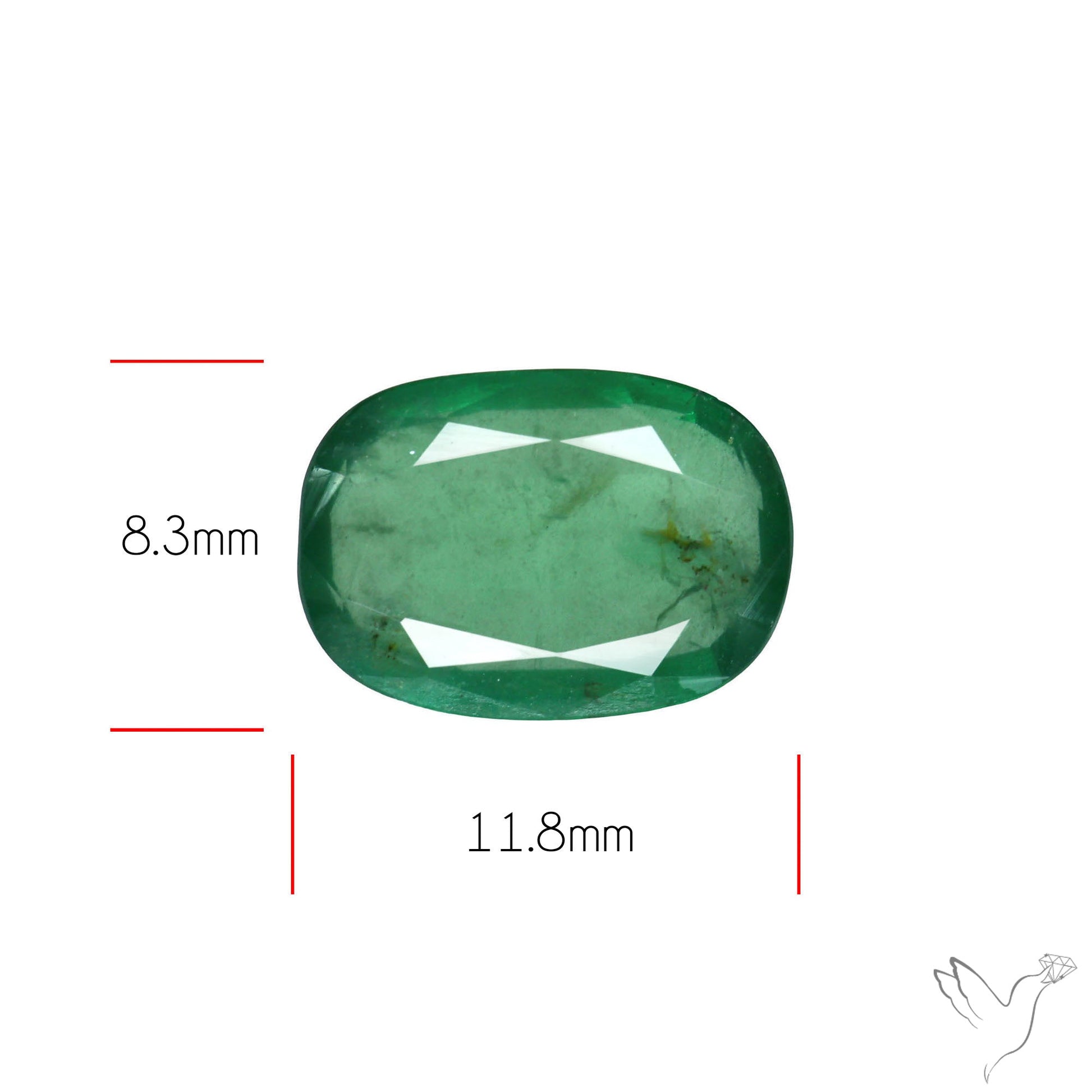 Faceted Zambian Emerald