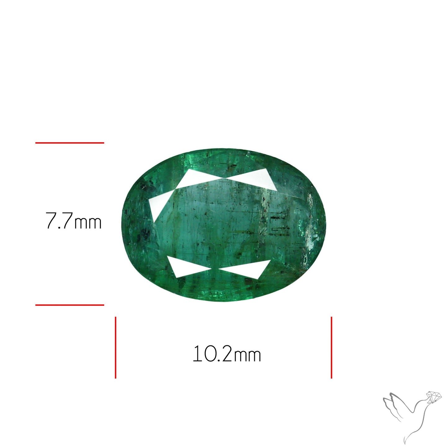 Faceted Zambian Emerald