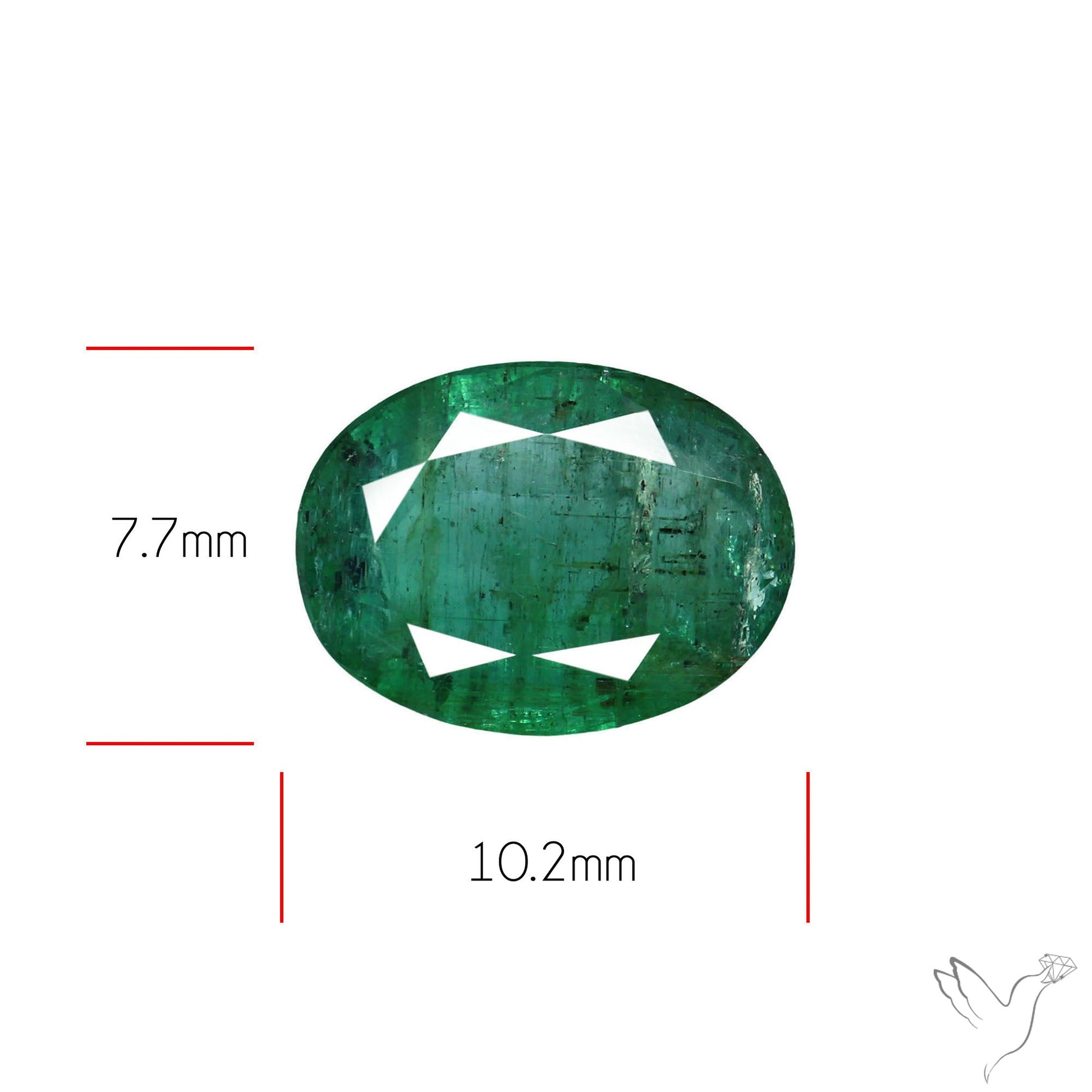 Faceted Zambian Emerald