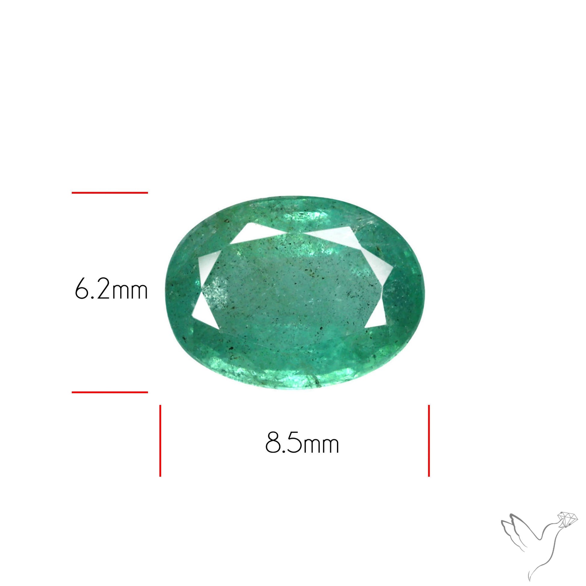 Faceted Zambian Emerald