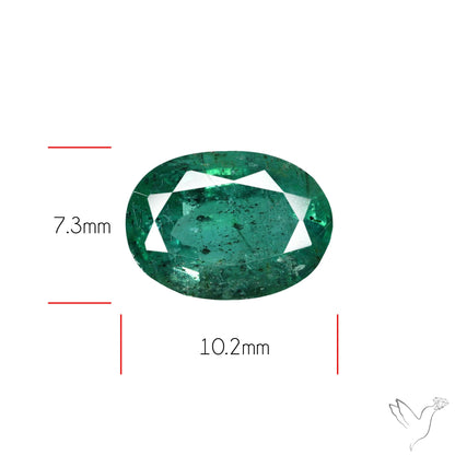 Faceted Zambian Emerald