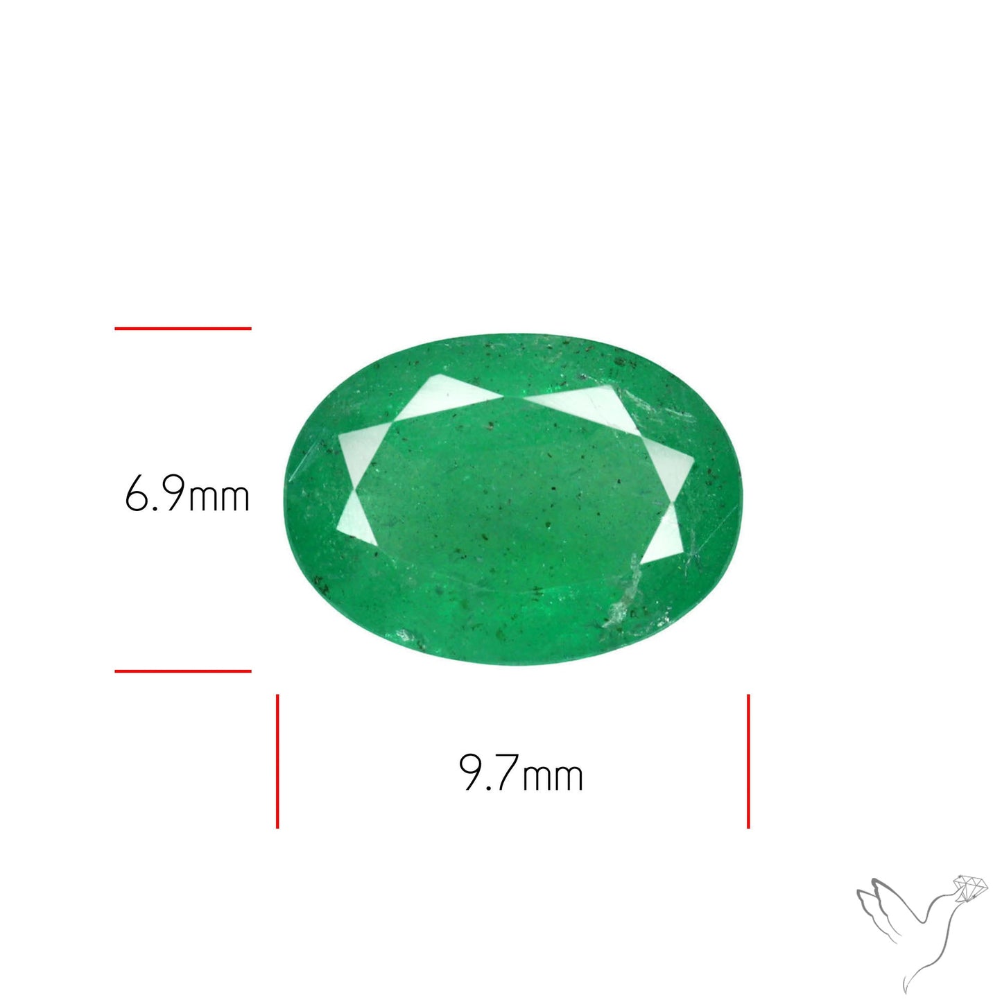 Faceted Zambian Emerald
