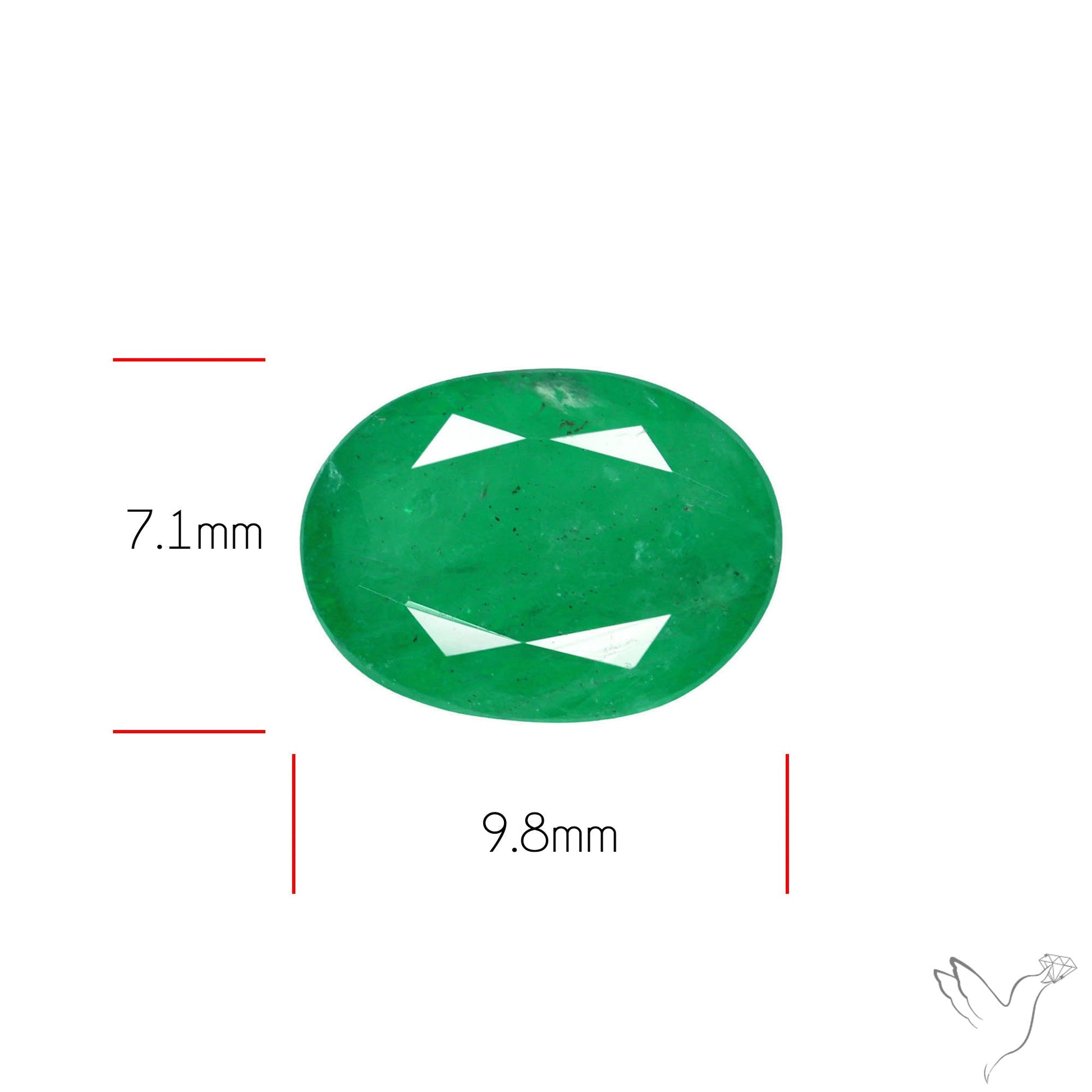 Faceted Zambian Emerald
