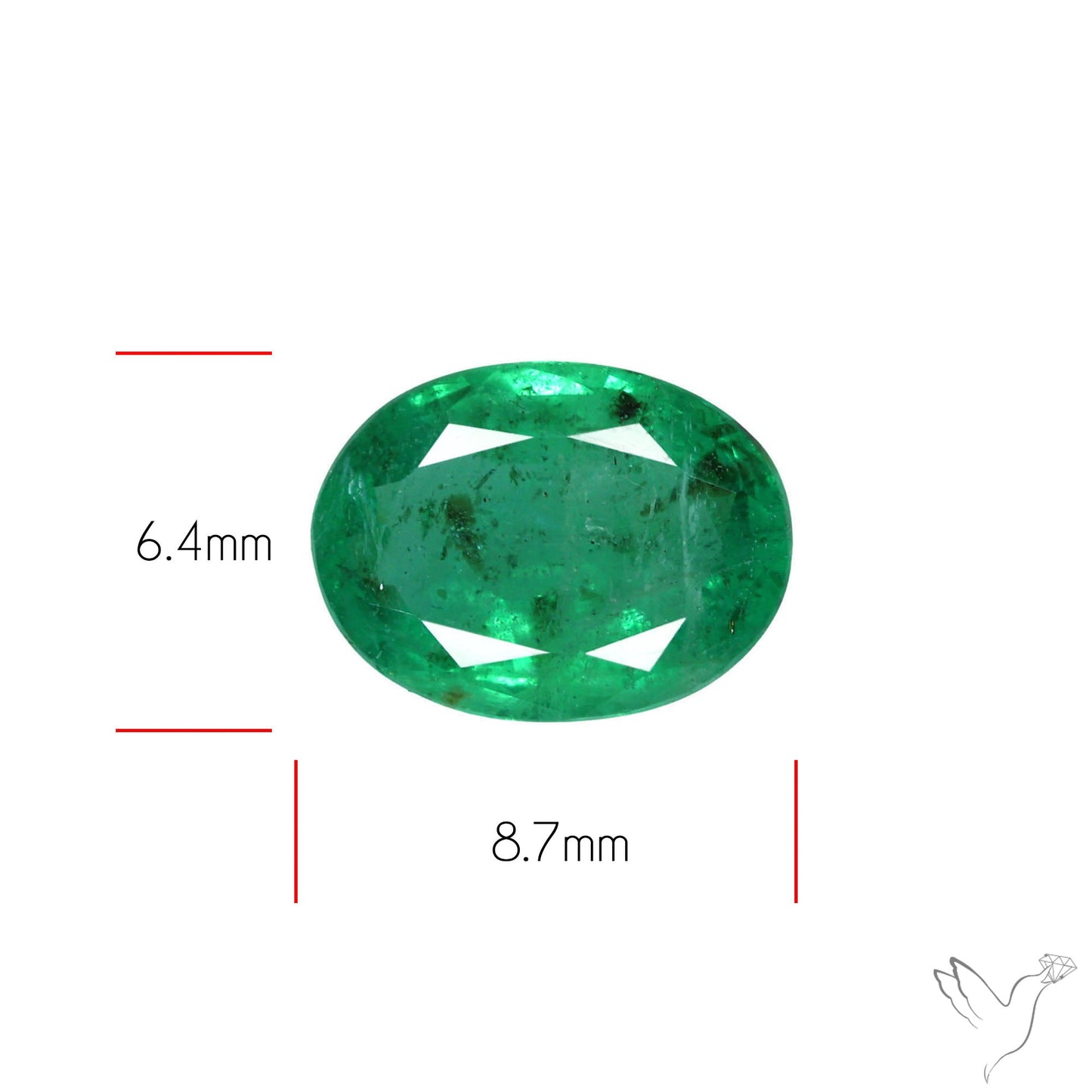 Faceted Zambian Emerald