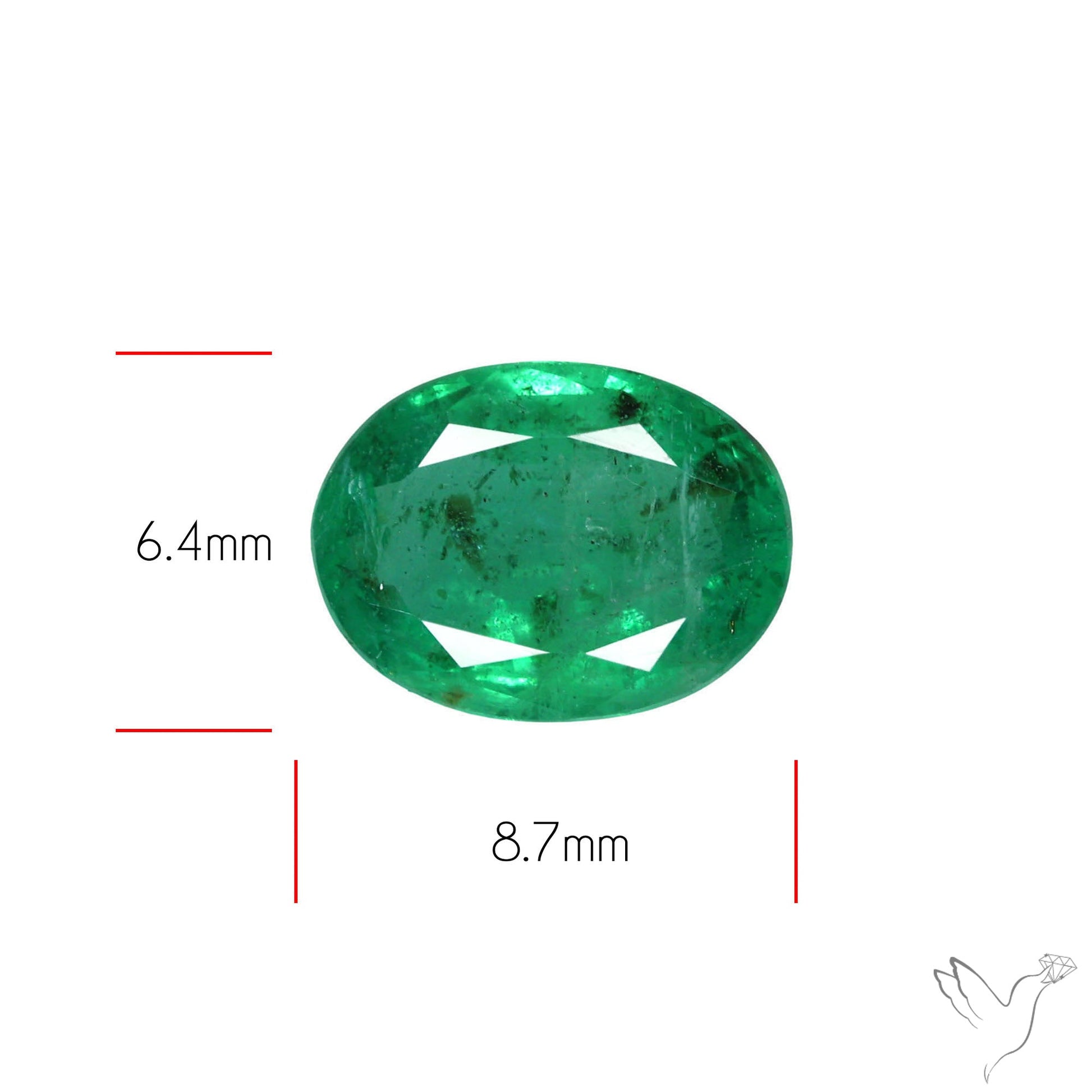 Faceted Zambian Emerald