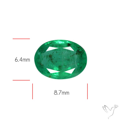Faceted Zambian Emerald