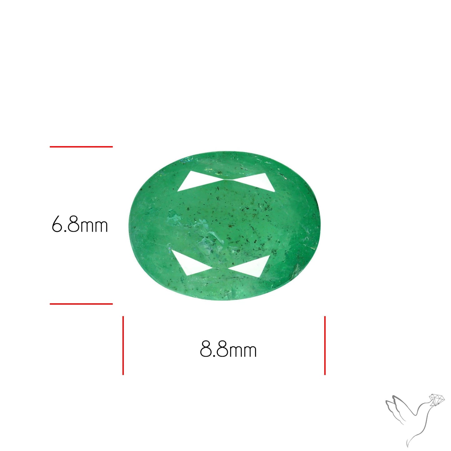 Faceted Zambian Emerald