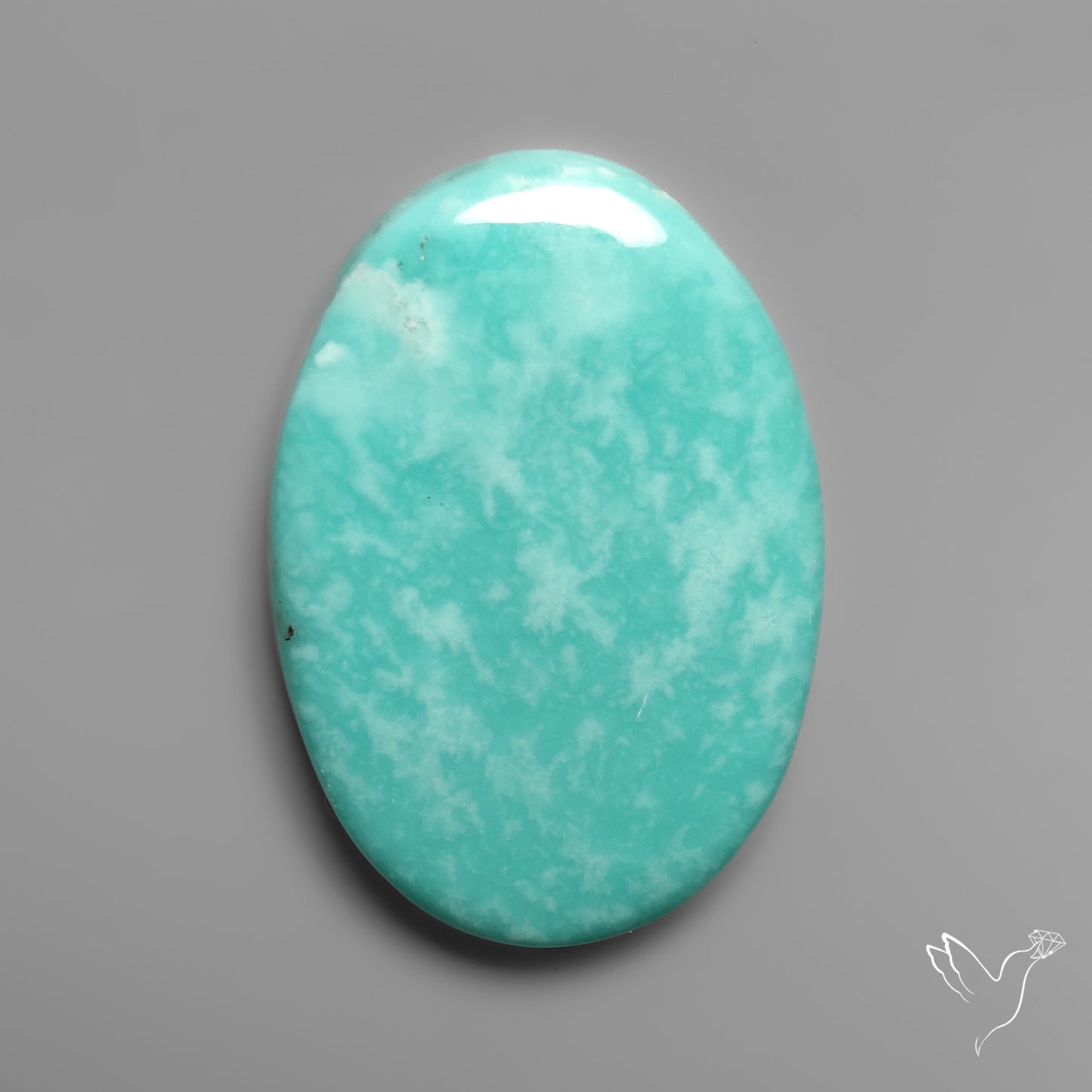 Rare Large Campitos Mines Turquoise Cabochon