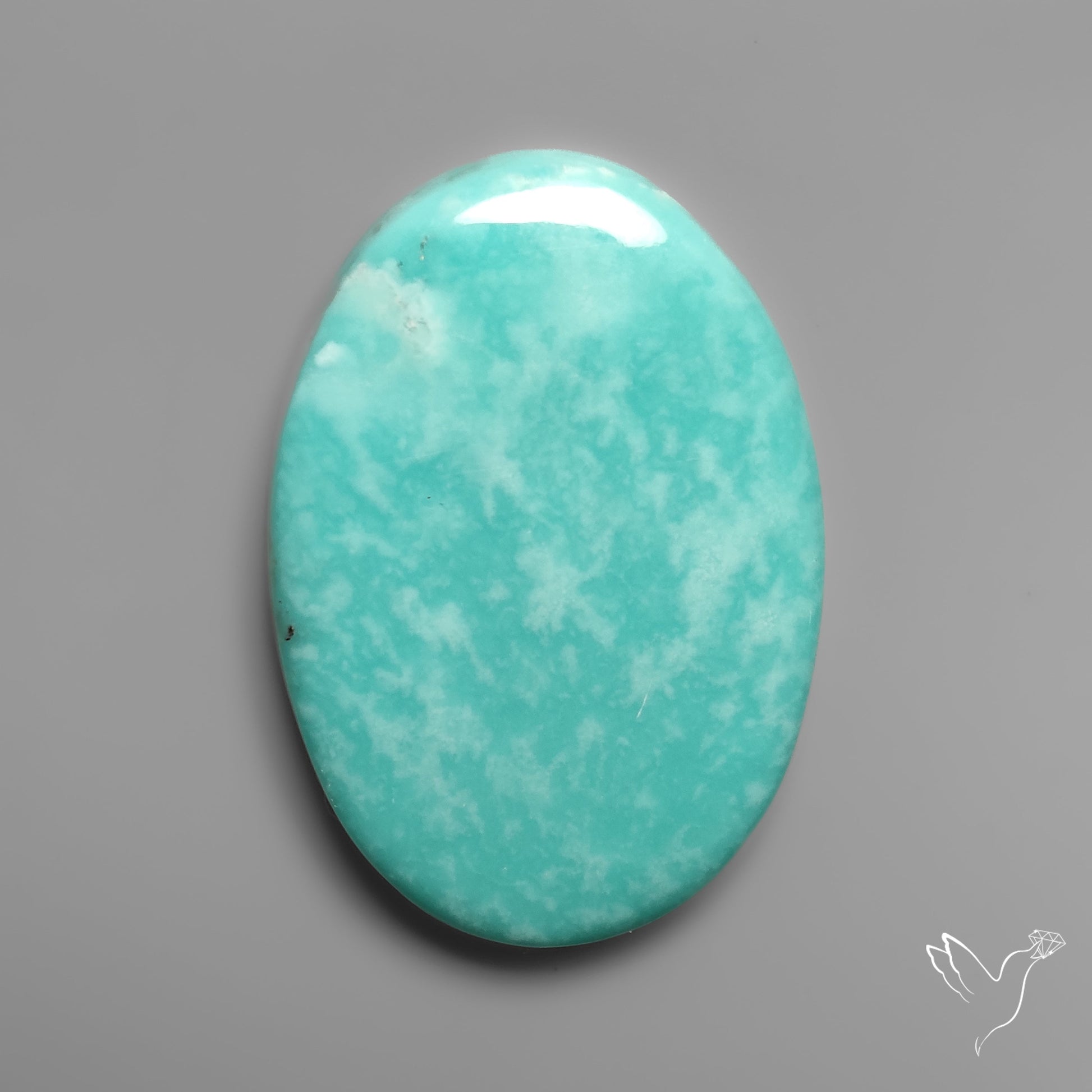 Rare Large Campitos Mines Turquoise Cabochon