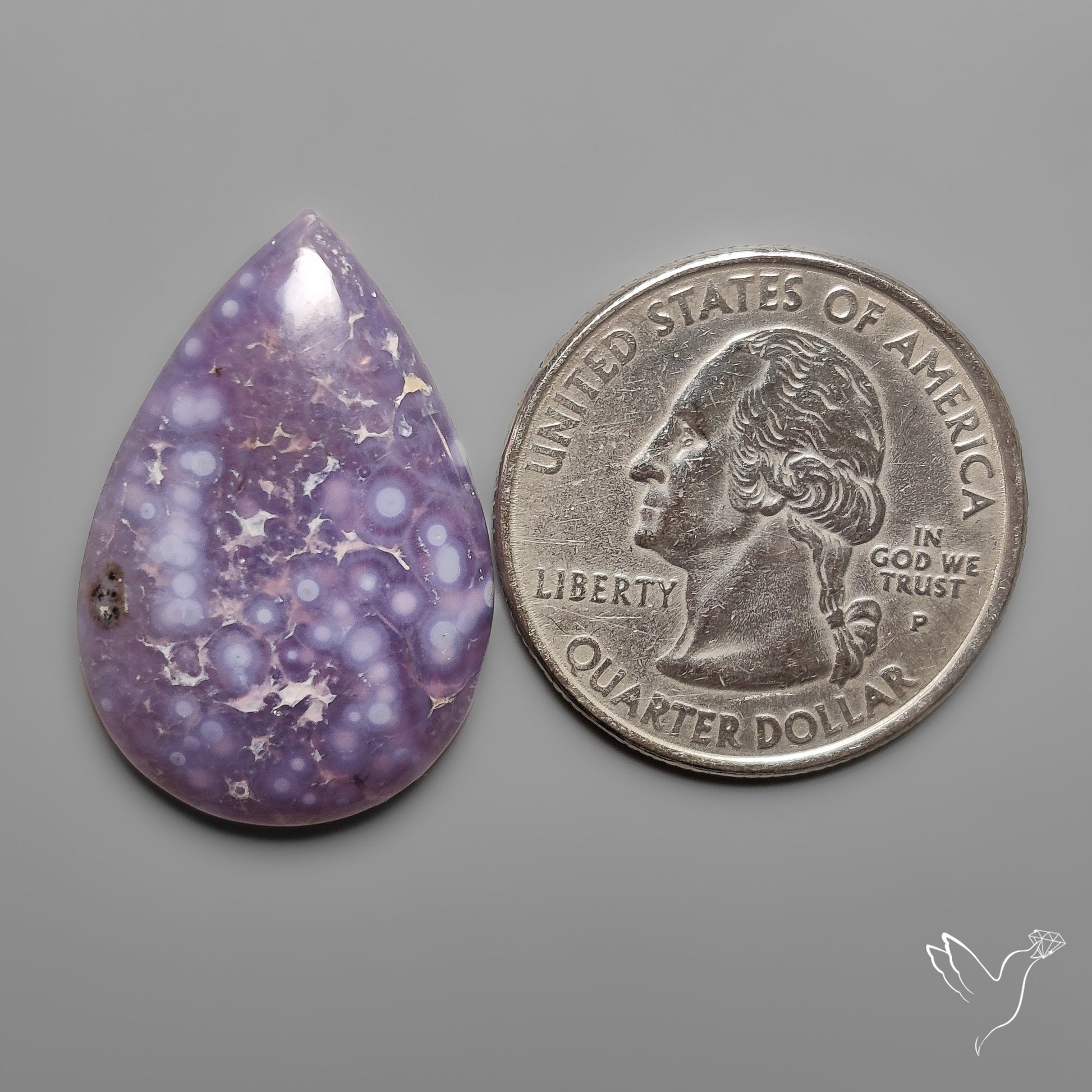 Grape Agate Cabochon