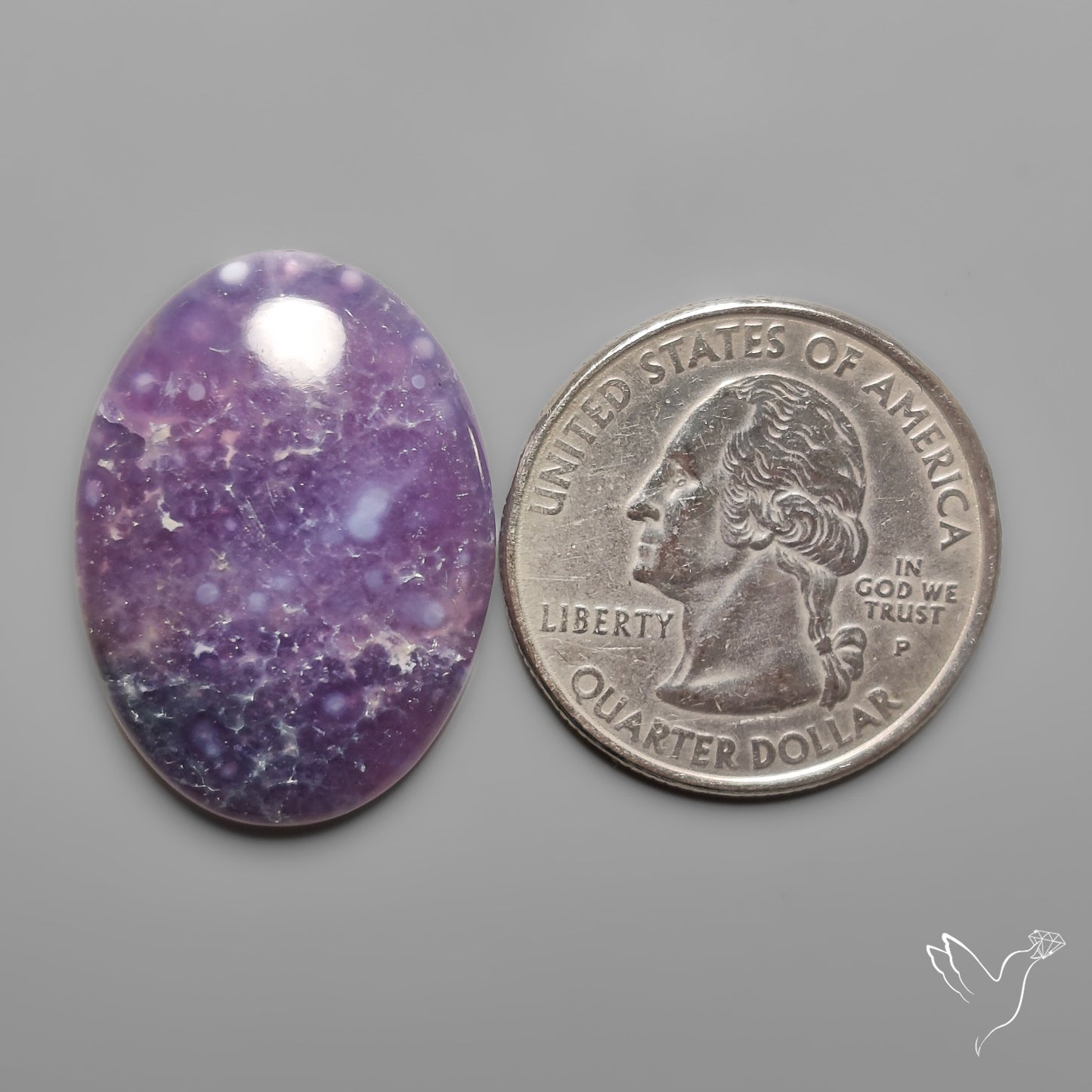Grape Agate Cabochon