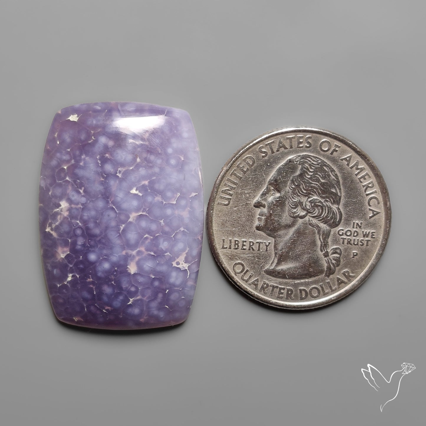 Grape Agate Cabochon